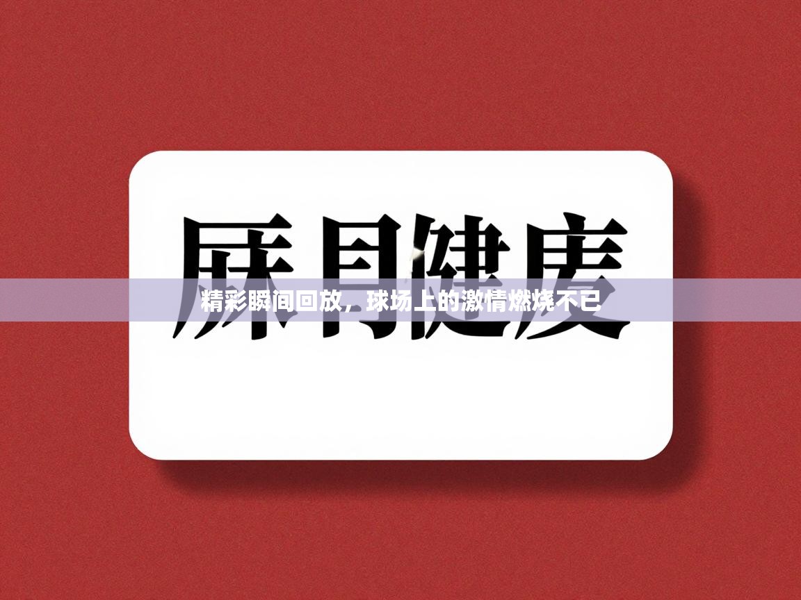 精彩瞬间回放，球场上的激情燃烧不已