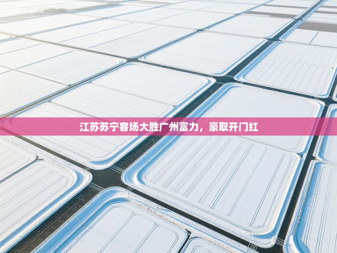 江苏苏宁客场大胜广州富力，豪取开门红