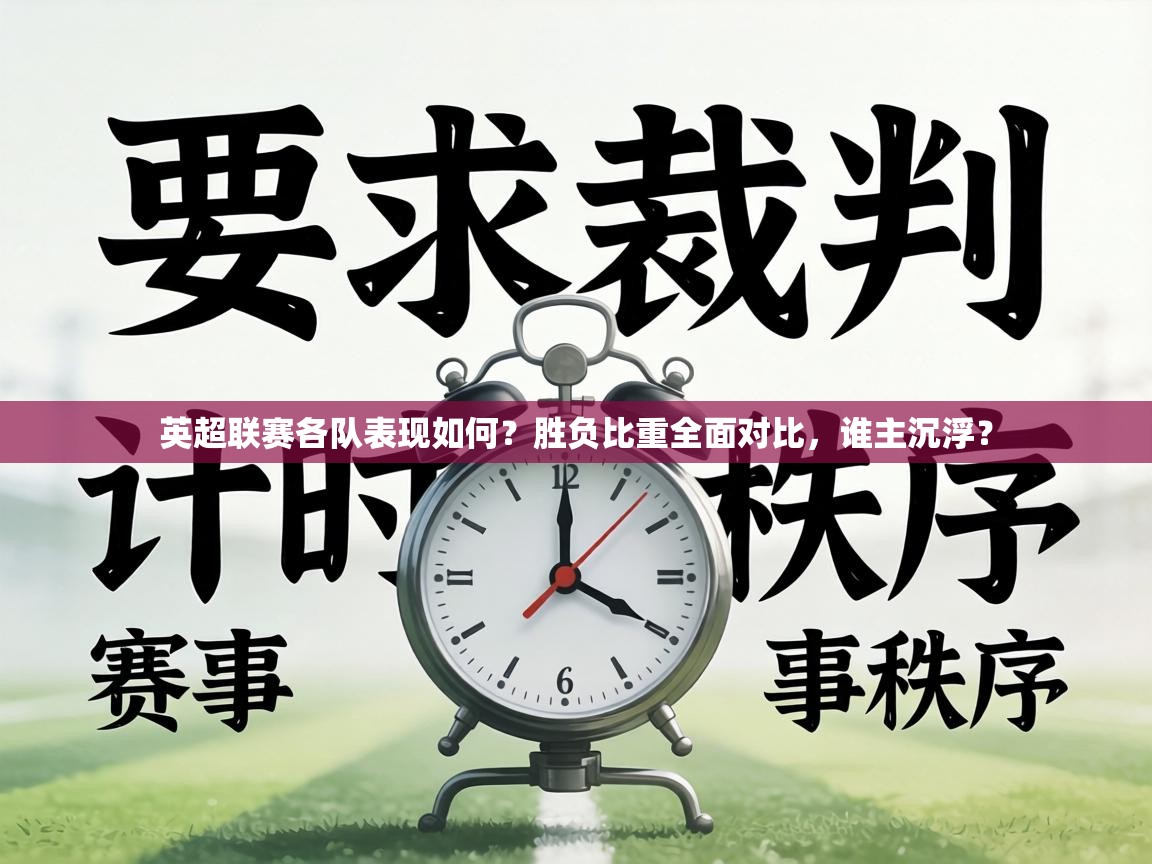英超联赛各队表现如何？胜负比重全面对比，谁主沉浮？